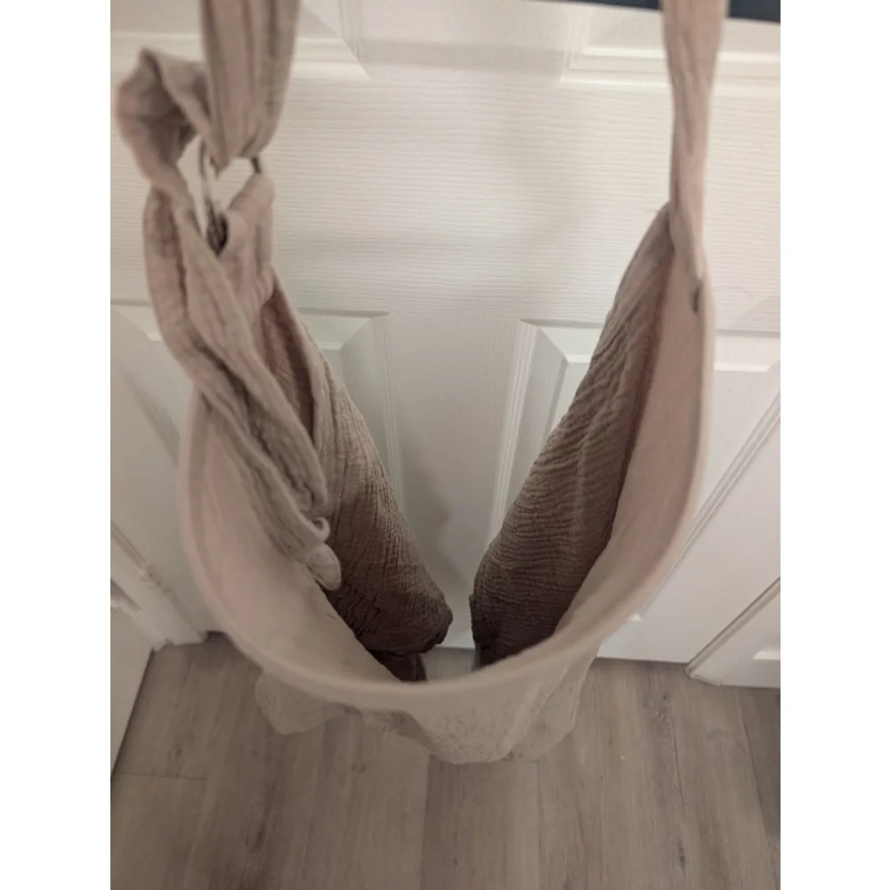 Women's KONSSY Beige One Size Muslin Nursing Cover Breathable Super Soft